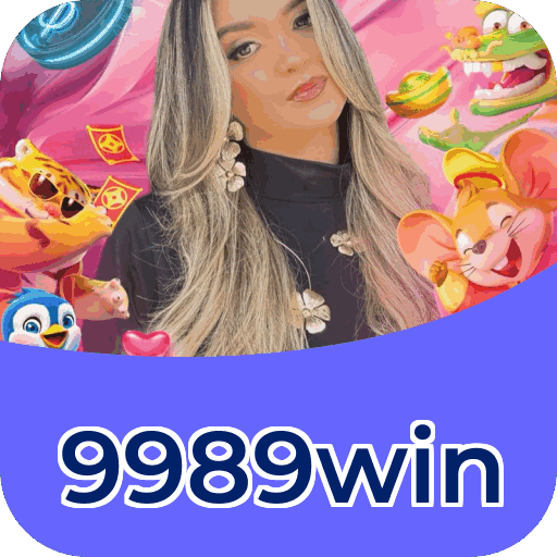 Interface do aplicativo 9989win mostrando jogos disponíveis no iOS e Android